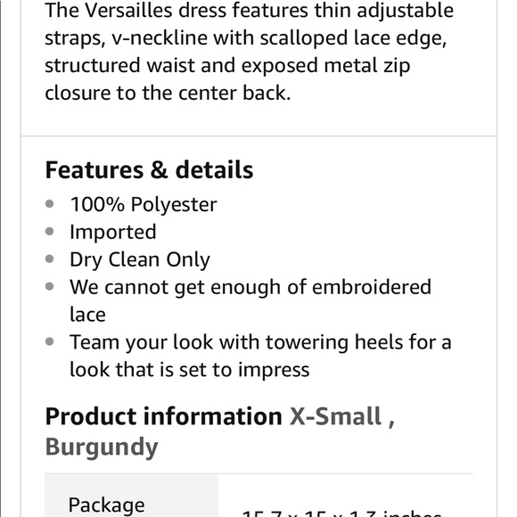 NWT Bardot Versailles dress burgundy xs crochet midi revolve laser cut - Picture 4 of 8